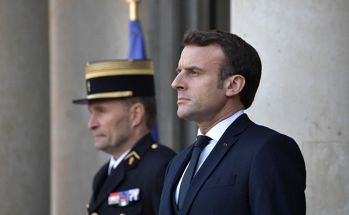 Emmanuel Macron Foto Wikimedia Tiskovna služba predsednika Ruske federacije