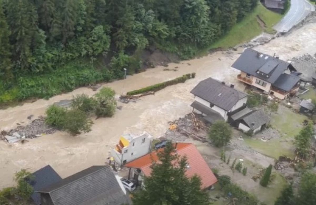 Poplave Luče zajem zaslona