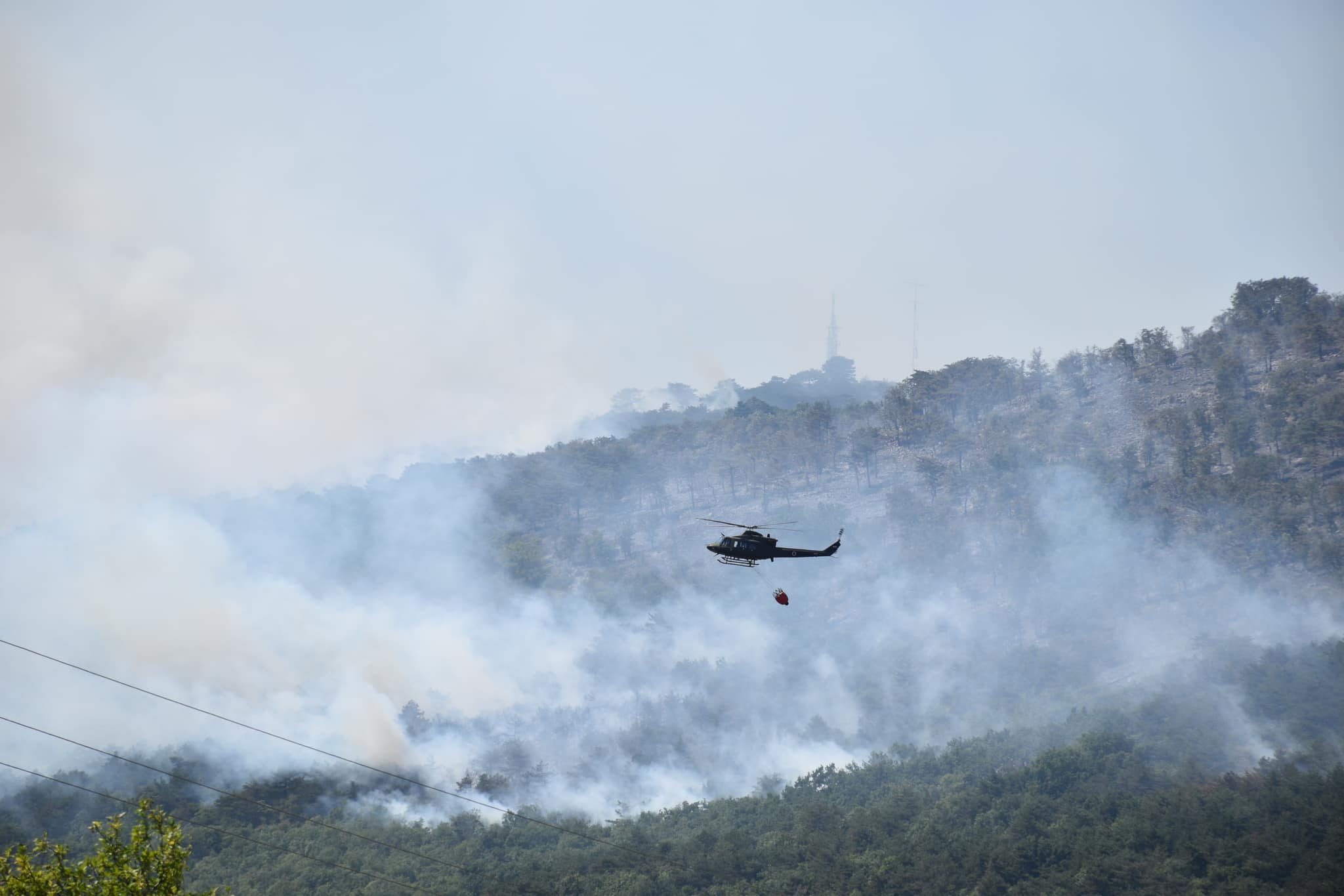 Požar na območju Trstelja URSSR Facbook