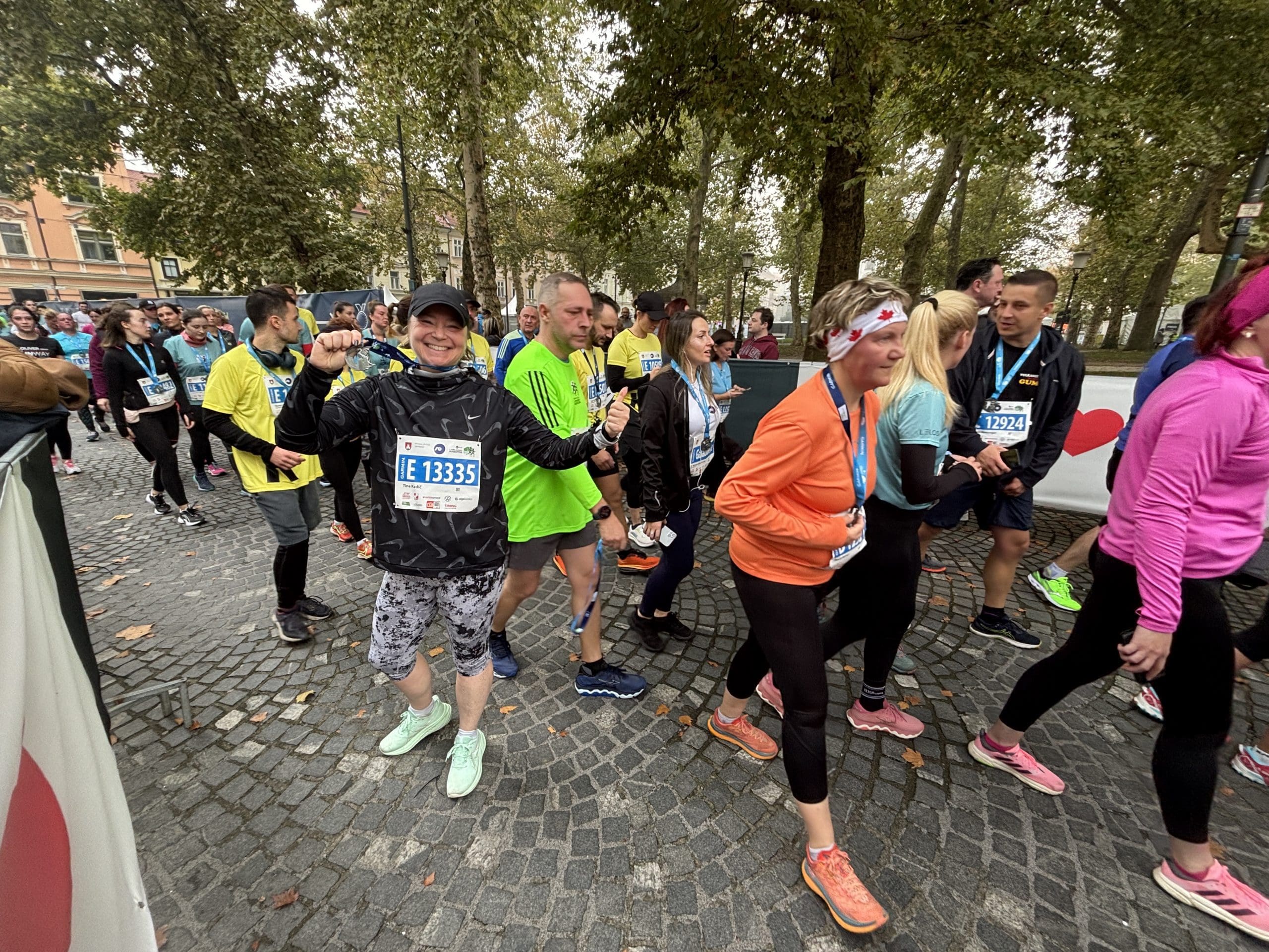28. Ljubljanski maraton Portal24 Edvard Kadič Tina Kadič