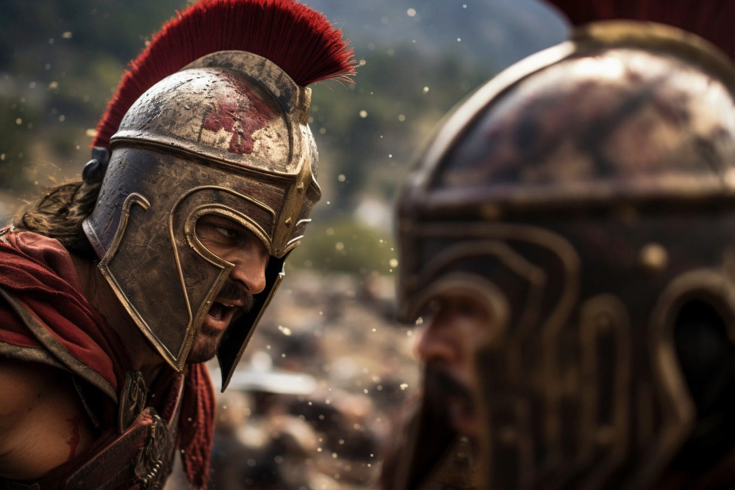 rimski vojak, zgodovina Freepik AI https://www.freepik.com/free-ai-image/ancient-greece-fighter-portrait_94945491.htm#fromView=search&page=1&position=7&uuid=73add095-5e56-42f1-a541-33d6247ffd5f