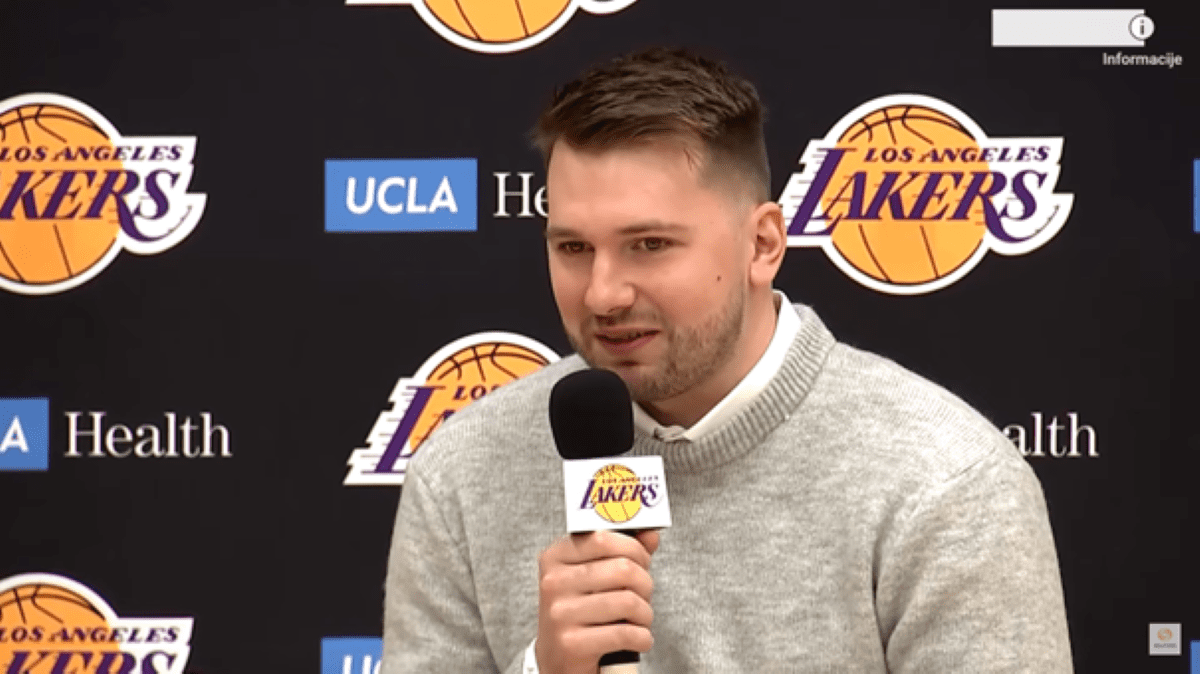Luka Dončić zajem zaslona YT Reuters