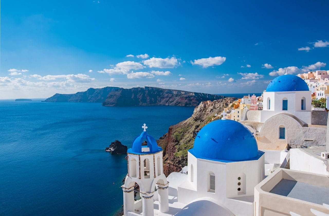 Santorini Grčija Pixabay Russell_Yan