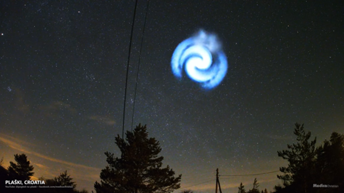 modra spirala nebo pojav zajem zaslona YT