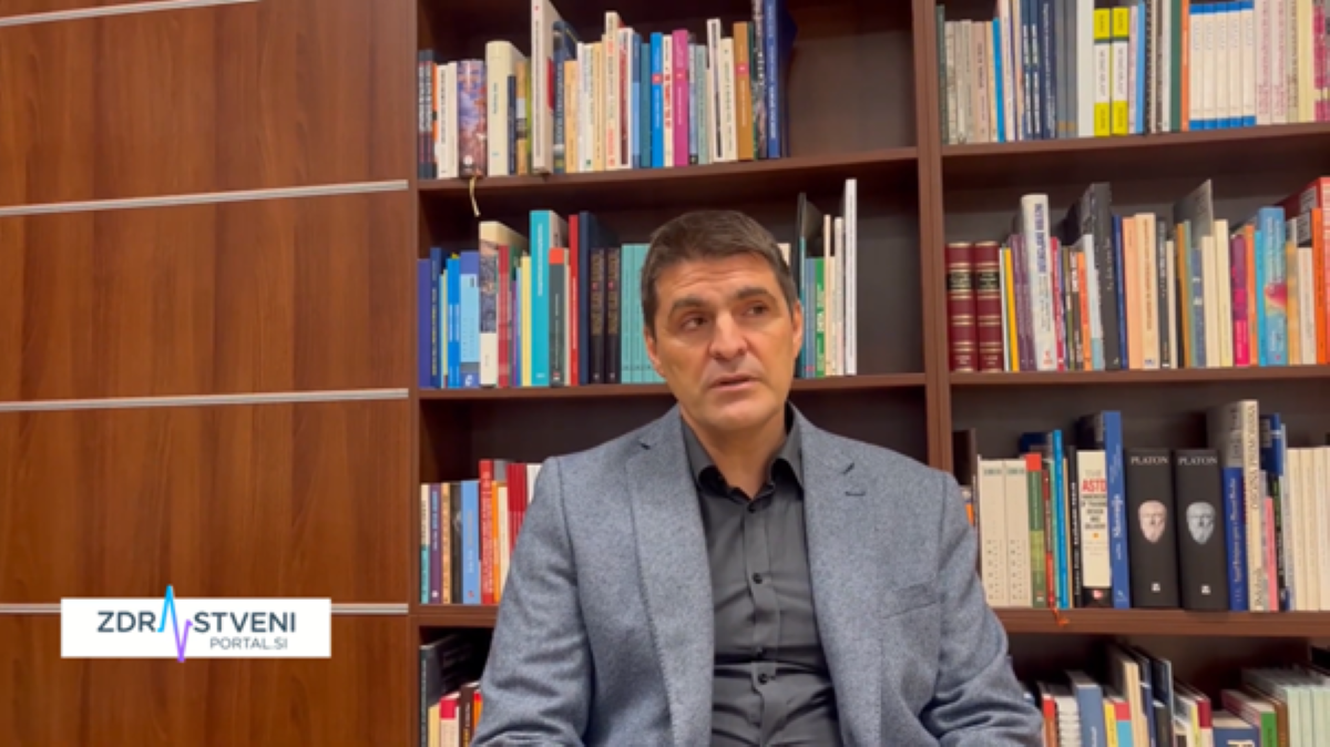 Dragan Kovačič Zajem zaslona Zdravstveni portal.si YT