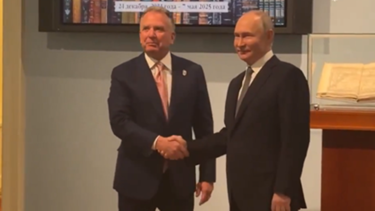 Witkoff in Putin Zajem zaslona