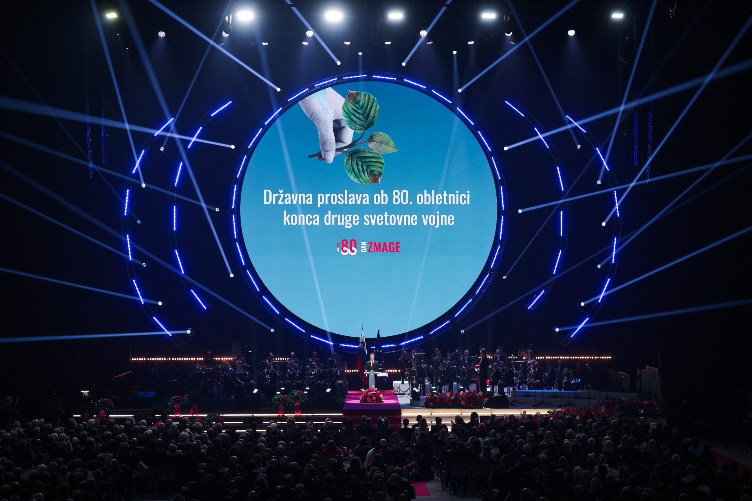 Državna slovesnost ob 80. obletnici konca druge svetovne vojne Daniel Novakovič STA Vlada RS Flickr
