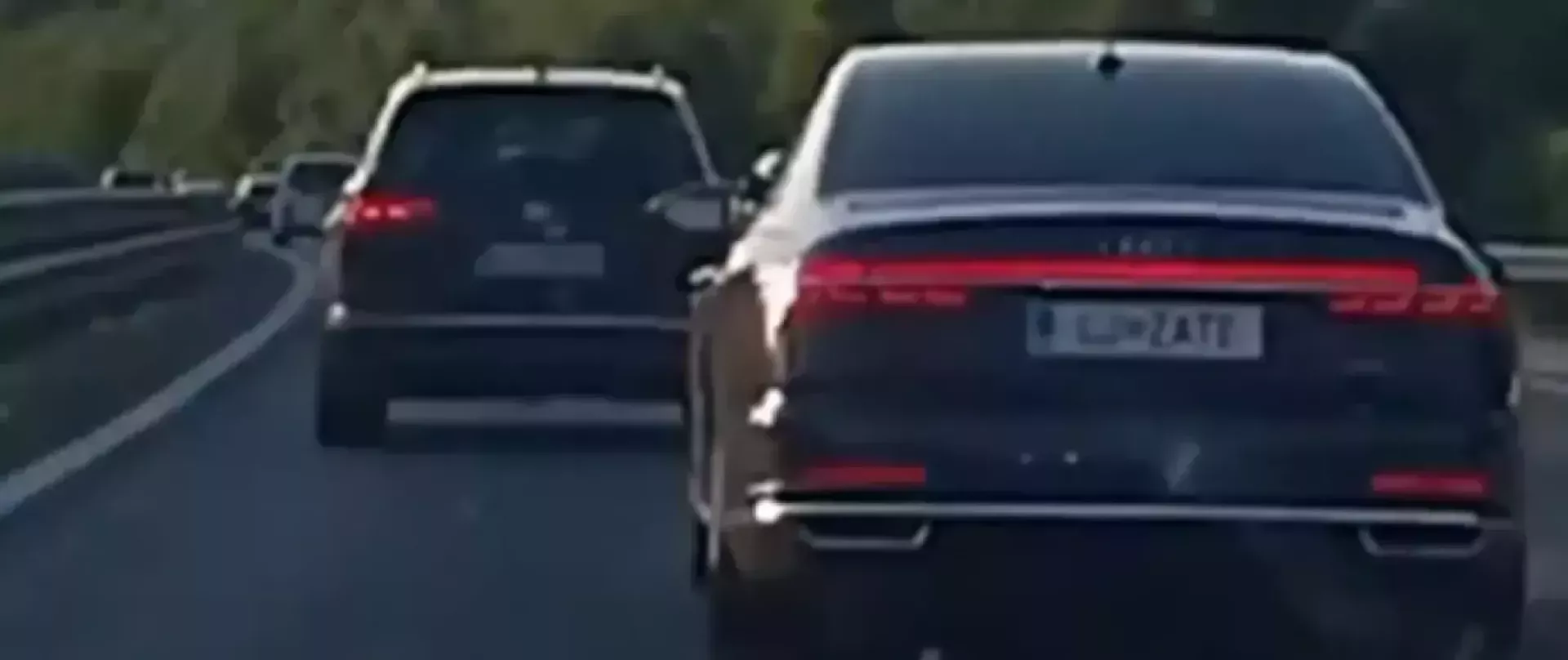 LJ - ZATE, minulo soboto na primorski avtocesti Foto Zajem zaslona Požareport