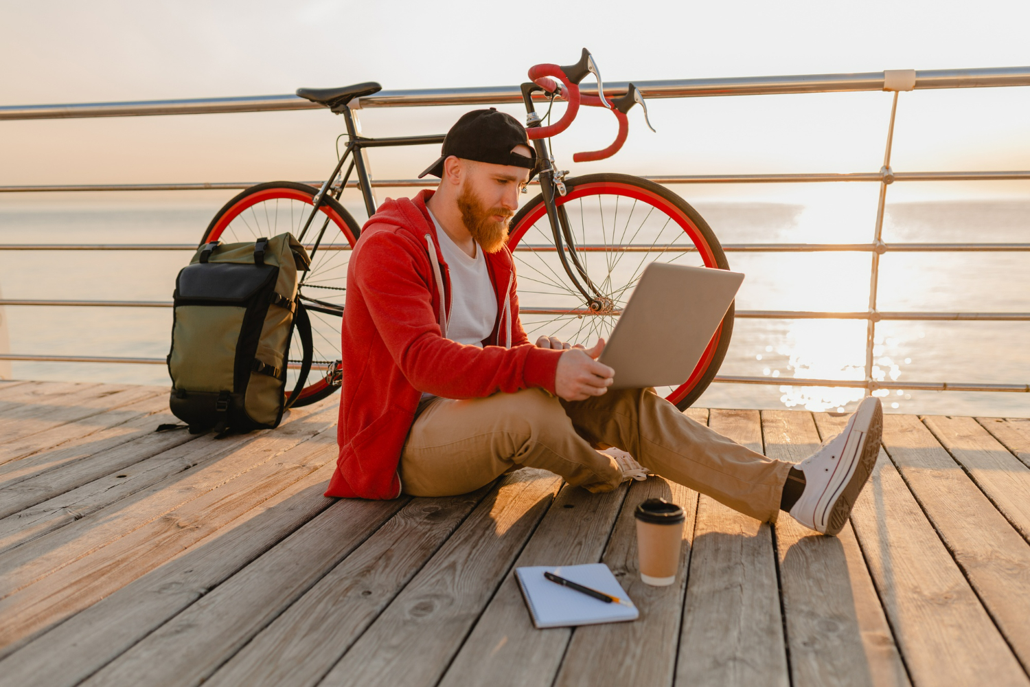 https://www.freepik.com/free-photo/handsome-hipster-style-bearded-man-working-online-freelancer-laptop-with-backpack-bicycle-morning-sunrise-by-sea-healthy-active-lifestyle-traveler-backpacker_10885403.htm#fromView=search&page=1&position=13&uuid=53041168-4ef7-4006-8429-bfea813aa7bf&query=digital+nomad
