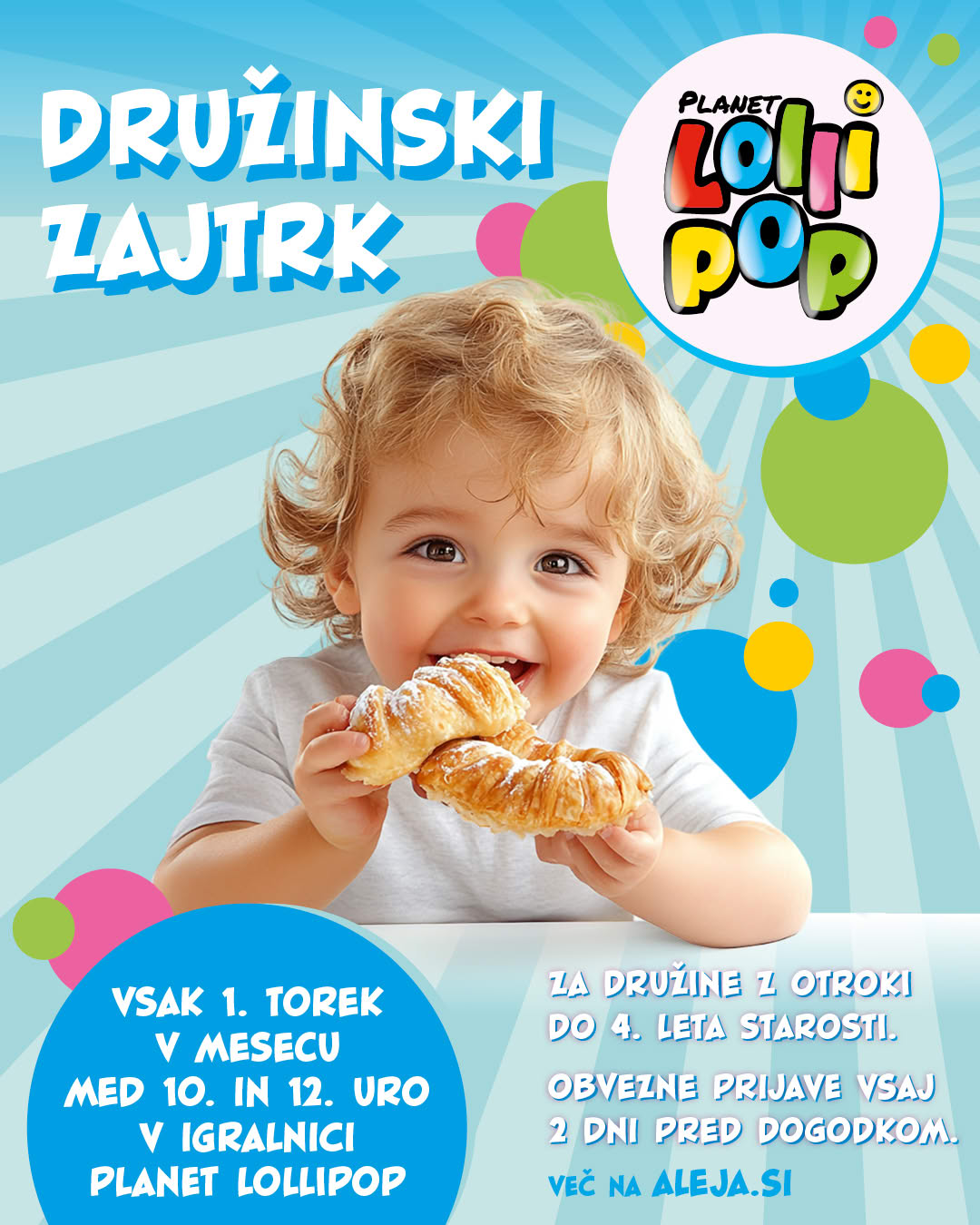 Družinski zajtrki v ALEJI