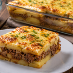 Sočna musaka s krompirjem in mletim mesom: Recept za pravo domače kosilo
