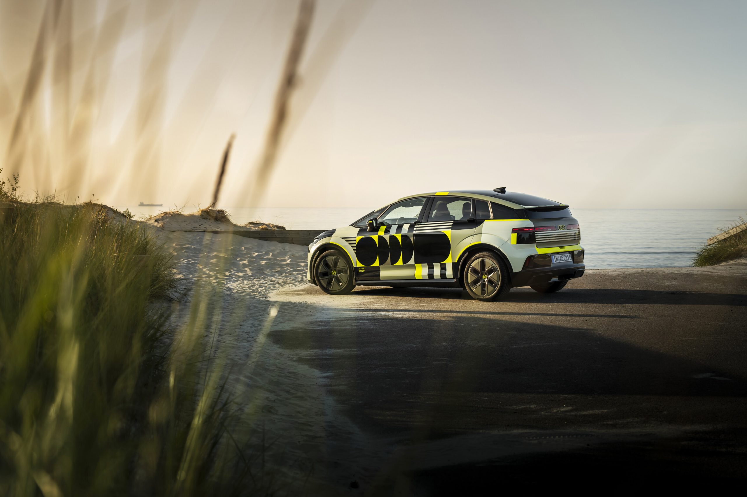 Audi A2 e-tron with design livery